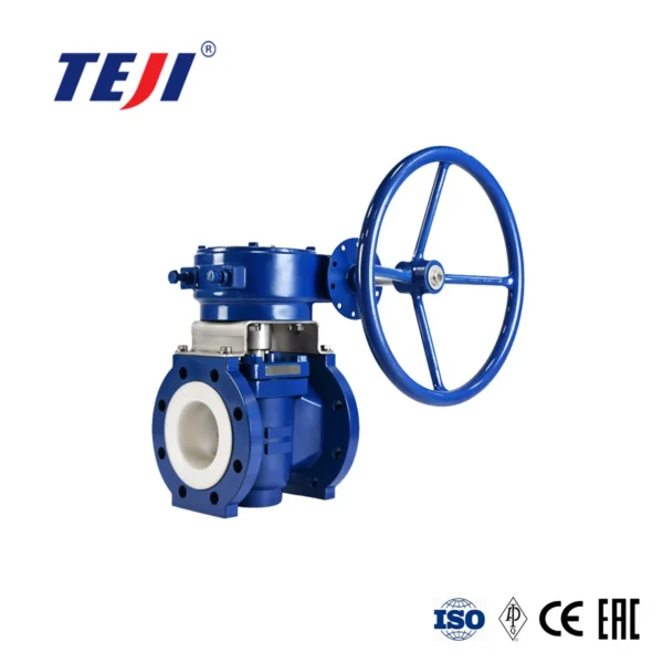 Non lubricated plug valve